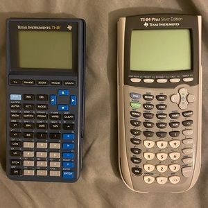 Texas Instruments and Sharp Calculators Bundle